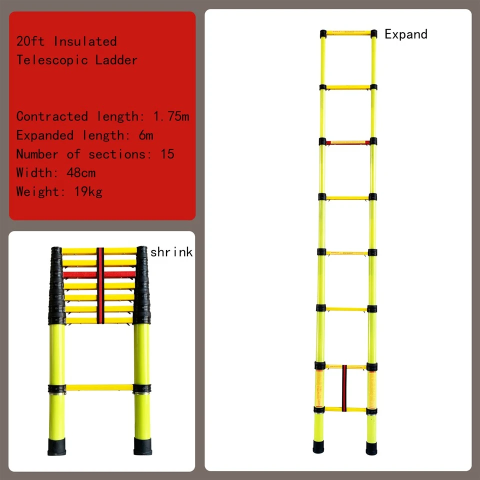 20ft Insulated Telescopic Ladder